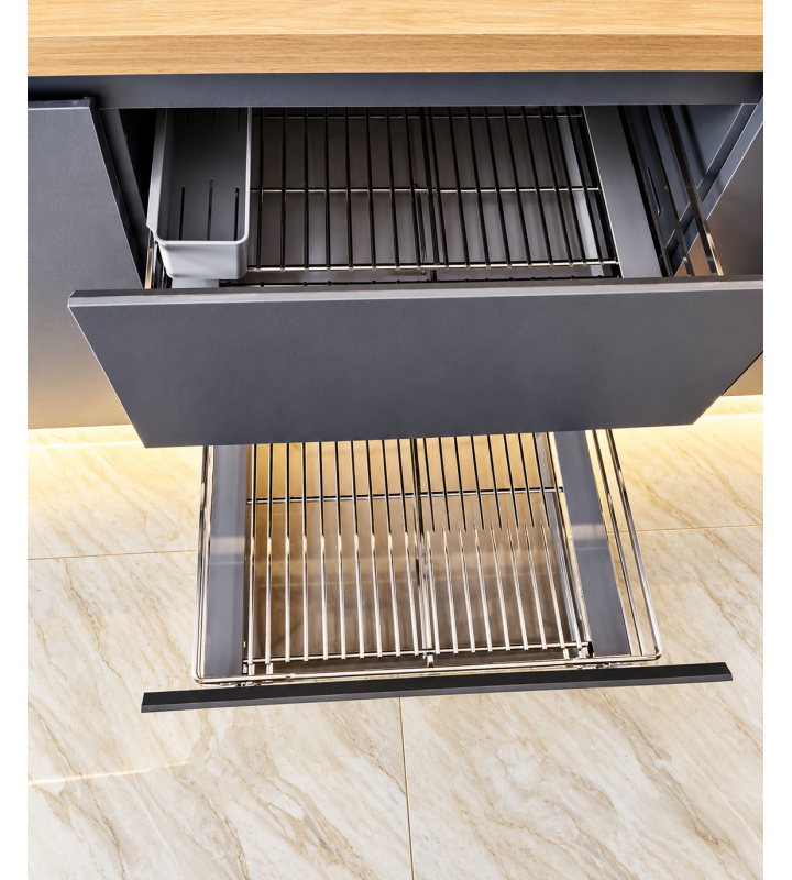 Kệ Đựng Xoong Nồi Mix Oval Inox 304 GROB | Bếp Châu Âu