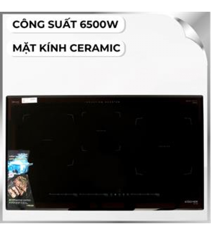 Bếp từ 3 vùng nấu âm Kocher DI-355 6500W